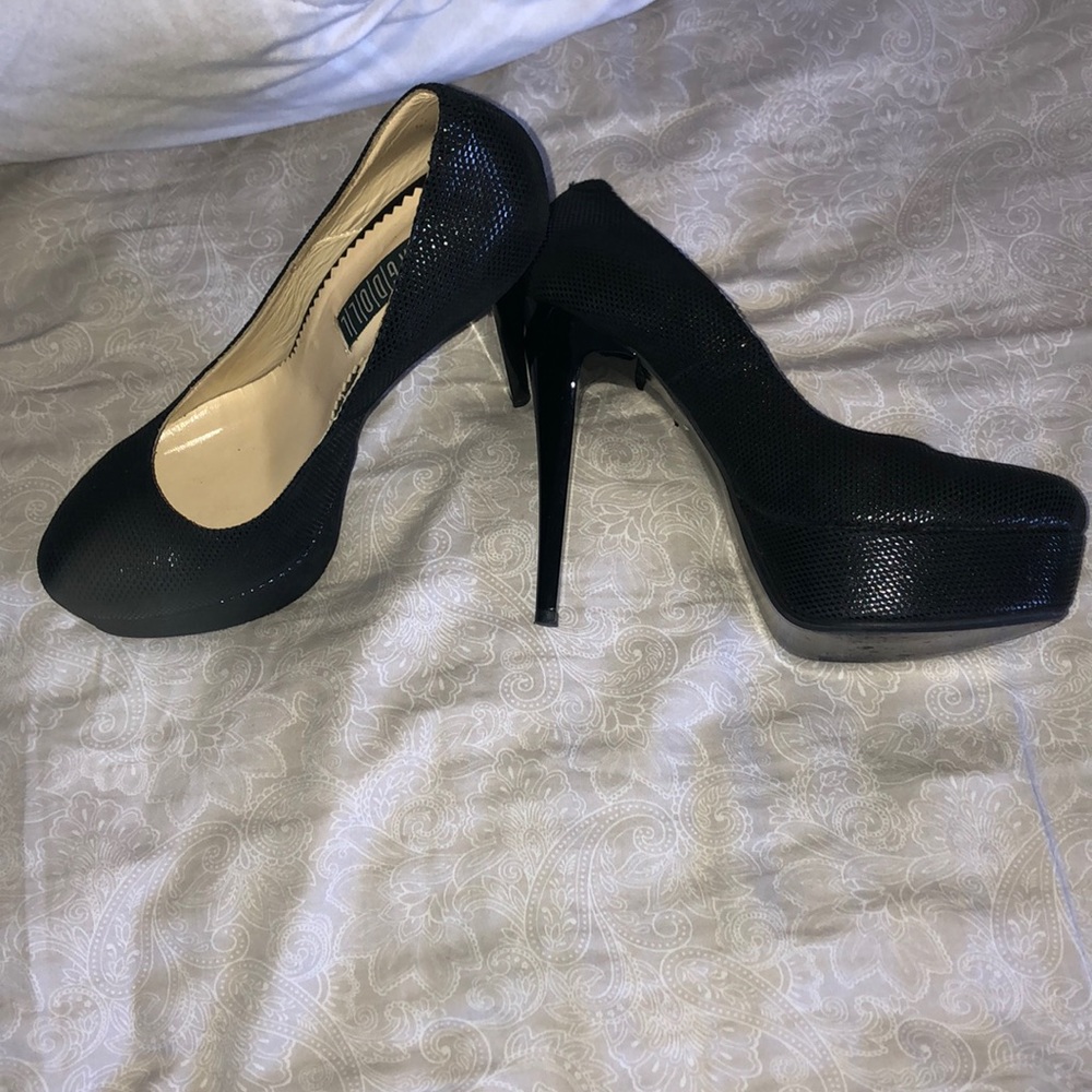 black heels